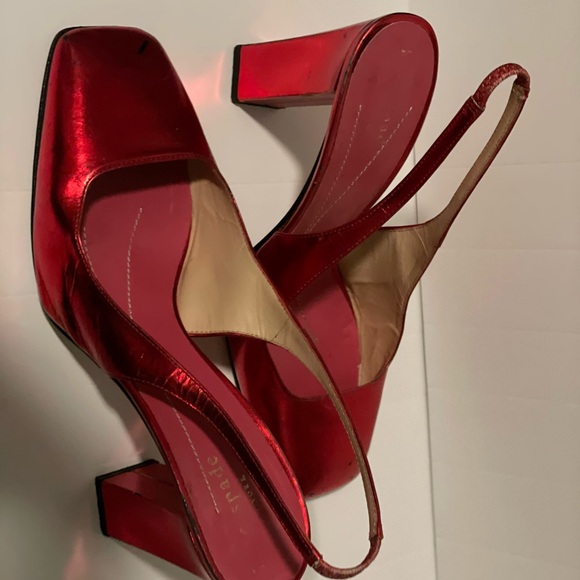 Kate Spade Red Patent Leather heels - Picture 5 of 5